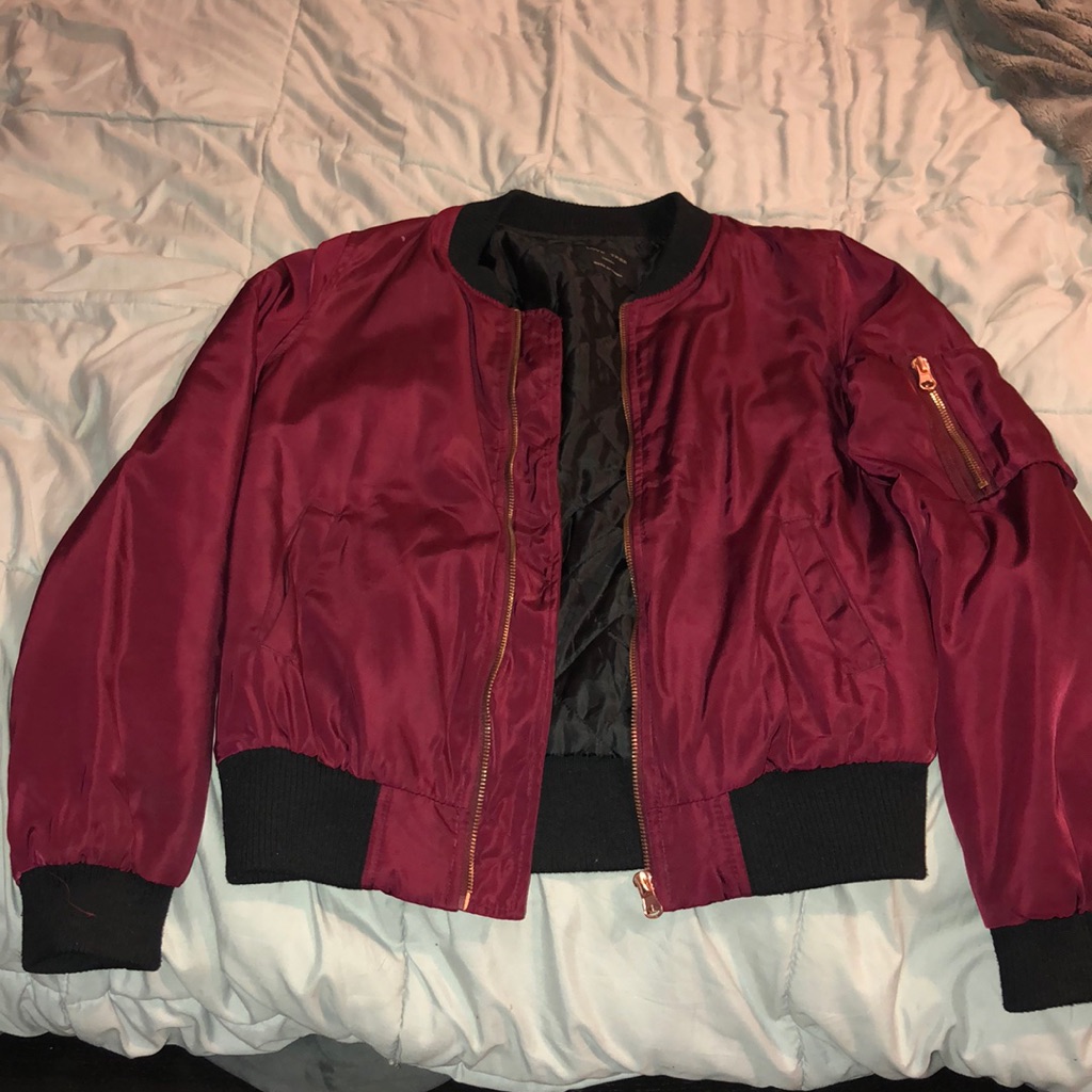 Red Bomber Jacket